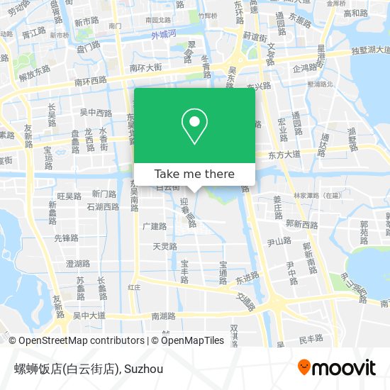 螺蛳饭店(白云街店) map