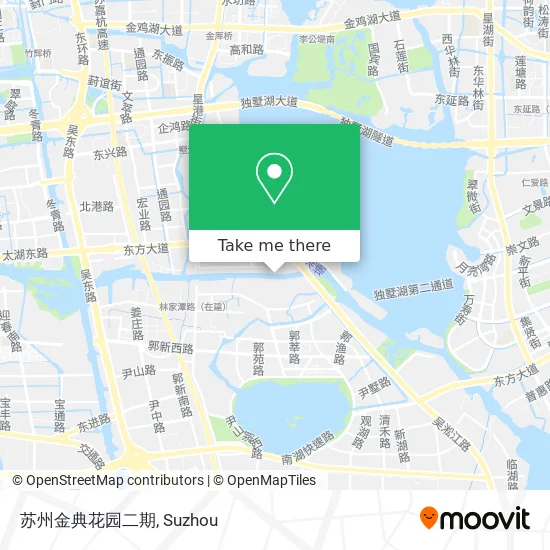 苏州金典花园二期 map