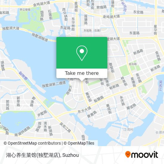 湖心养生菜馆(独墅湖店) map