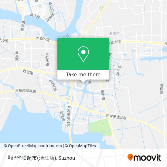 世纪华联超市(清江店) map