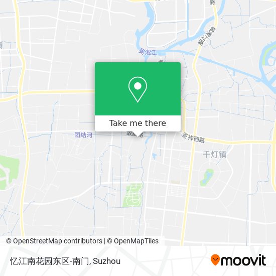 忆江南花园东区-南门 map