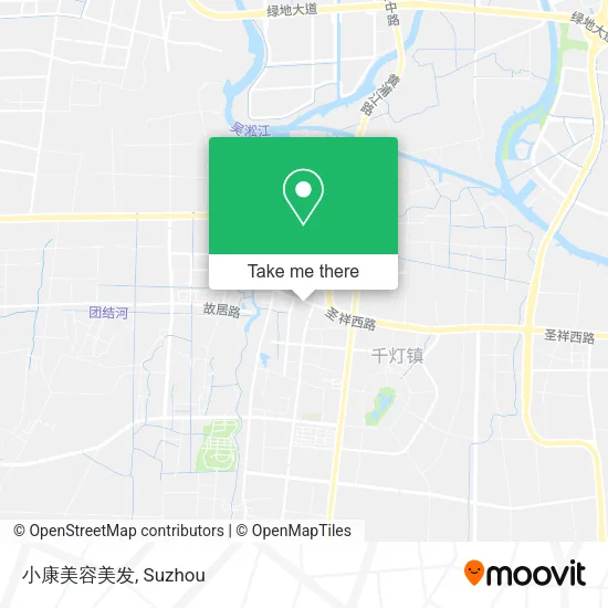 小康美容美发 map