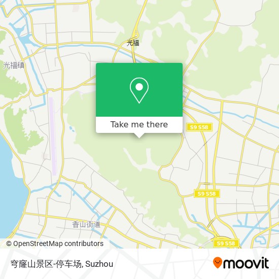 穹窿山景区-停车场 map