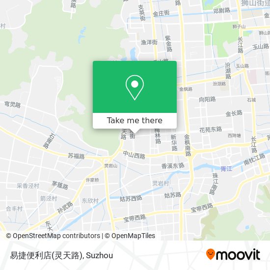 易捷便利店(灵天路) map