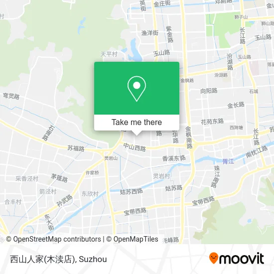 西山人家(木渎店) map