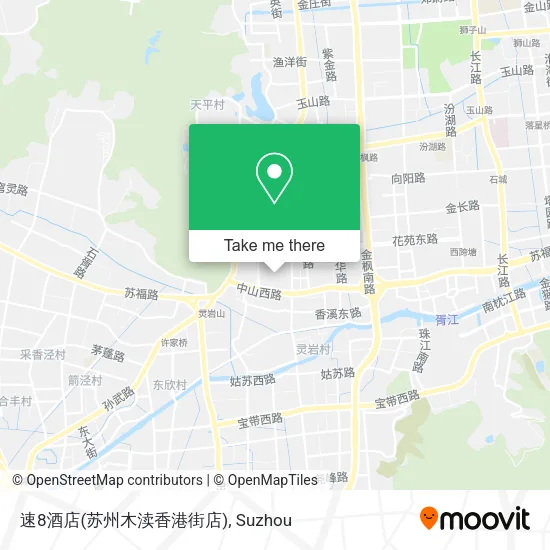 速8酒店(苏州木渎香港街店) map