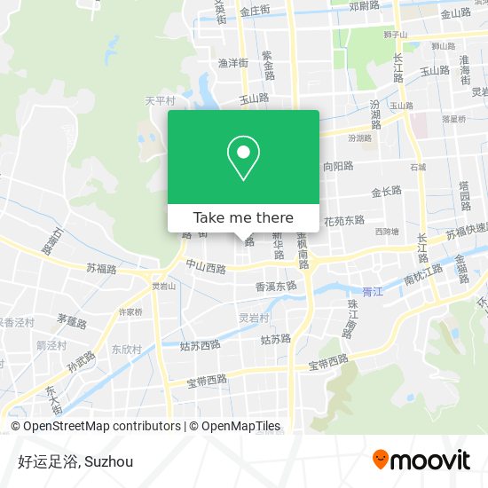 好运足浴 map