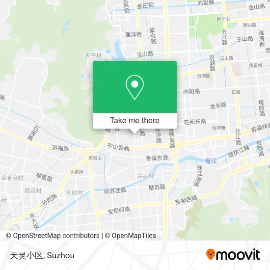 天灵小区 map