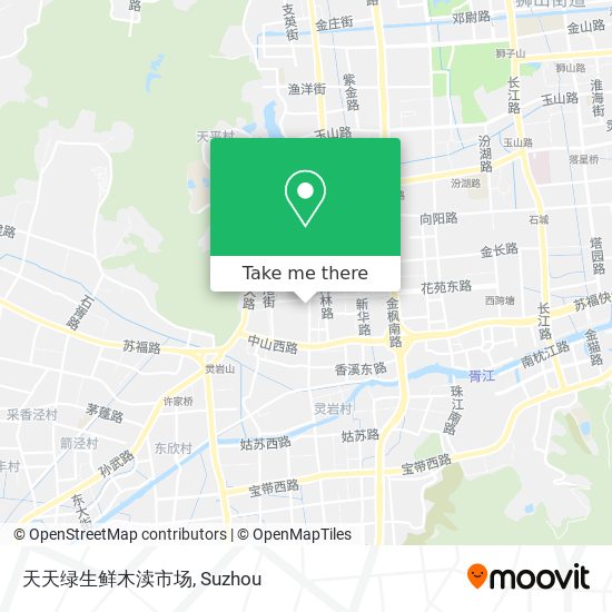 天天绿生鲜木渎市场 map