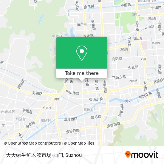 天天绿生鲜木渎市场-西门 map
