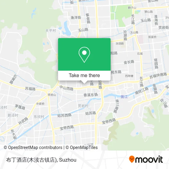 布丁酒店(木渎古镇店) map