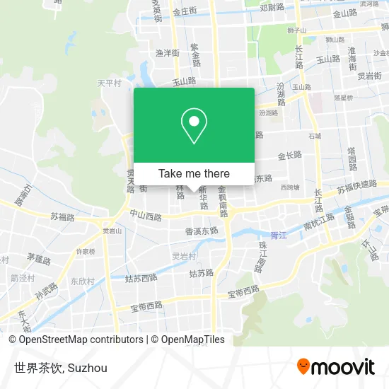 世界茶饮 map