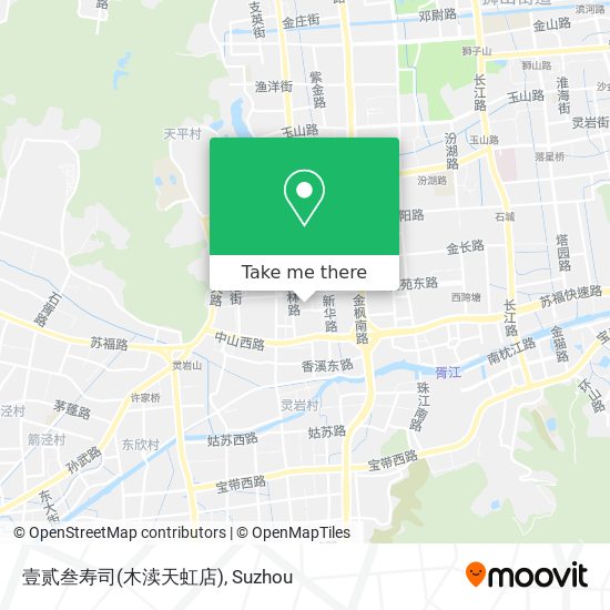 壹贰叁寿司(木渎天虹店) map