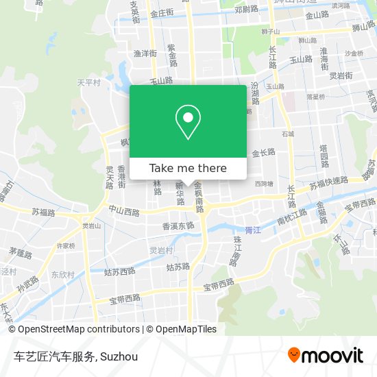 车艺匠汽车服务 map