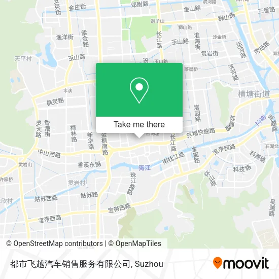 都市飞越汽车销售服务有限公司 map