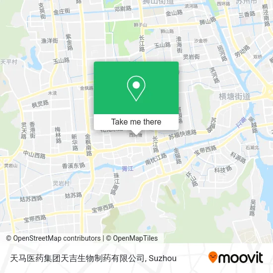 天马医药集团天吉生物制药有限公司 map