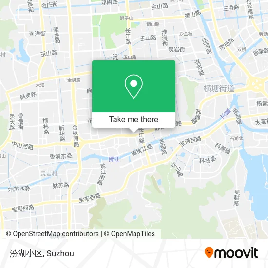 汾湖小区 map