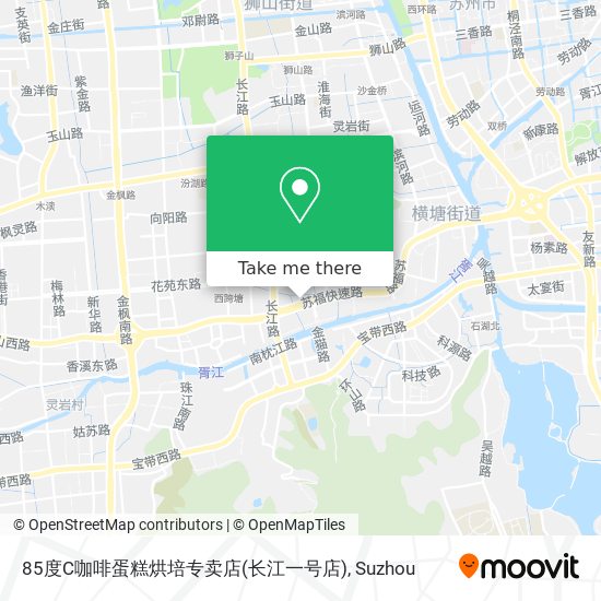 85度C咖啡蛋糕烘培专卖店(长江一号店) map