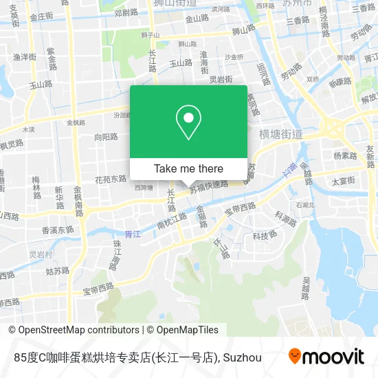 85度C咖啡蛋糕烘培专卖店(长江一号店) map