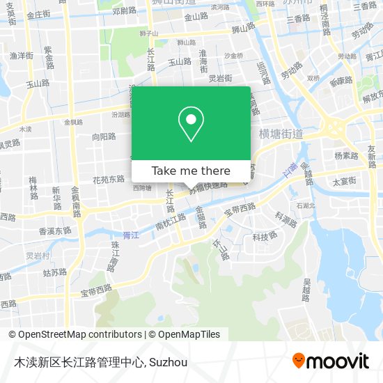 木渎新区长江路管理中心 map