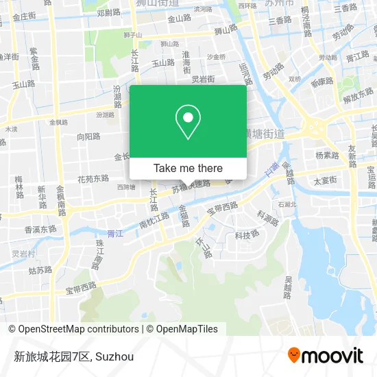 新旅城花园7区 map