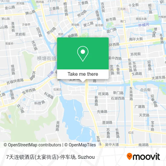 7天连锁酒店(太宴街店)-停车场 map