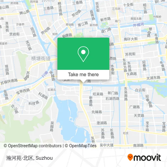 瀚河苑-北区 map