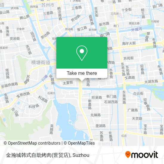 金瀚城韩式自助烤肉(世贸店) map