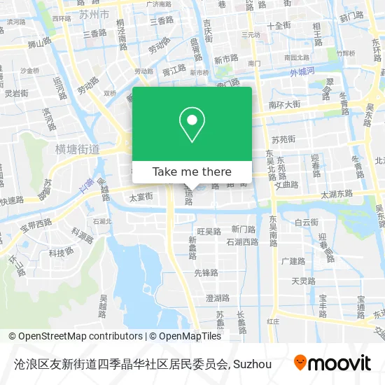 沧浪区友新街道四季晶华社区居民委员会 map