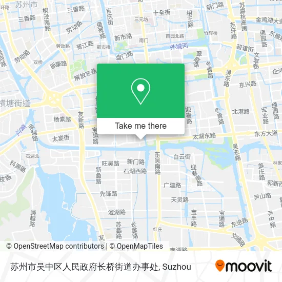 苏州市吴中区人民政府长桥街道办事处 map
