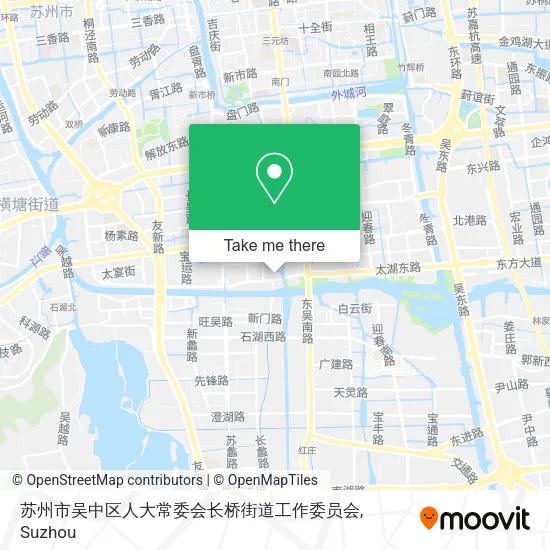 苏州市吴中区人大常委会长桥街道工作委员会 map