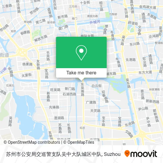 苏州市公安局交巡警支队吴中大队城区中队 map