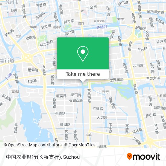 中国农业银行(长桥支行) map