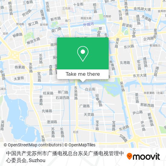 中国共产党苏州市广播电视总台东吴广播电视管理中心委员会 map