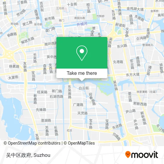 吴中区政府 map