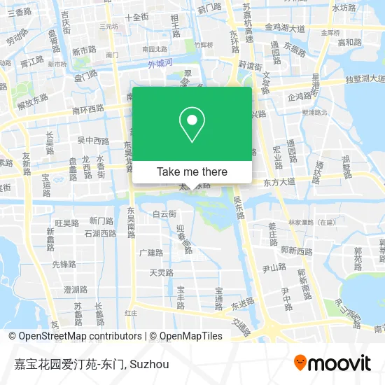 嘉宝花园爱汀苑-东门 map