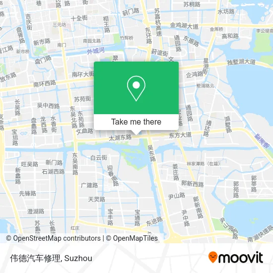 伟德汽车修理 map