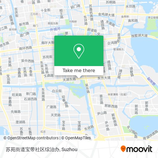 苏苑街道宝带社区综治办 map