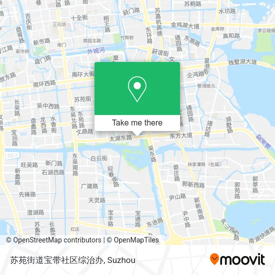 苏苑街道宝带社区综治办 map