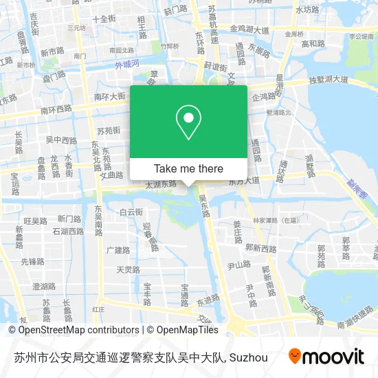 苏州市公安局交通巡逻警察支队吴中大队 map