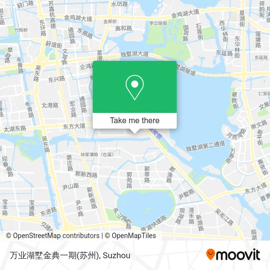 万业湖墅金典一期(苏州) map