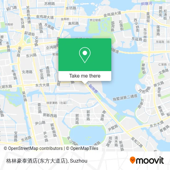 格林豪泰酒店(东方大道店) map