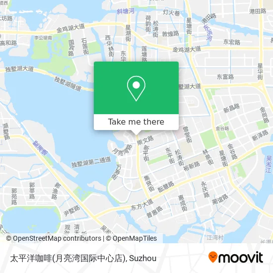 太平洋咖啡(月亮湾国际中心店) map