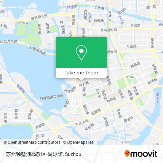 苏州独墅湖高教区-游泳馆 map