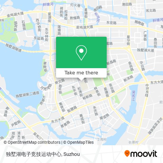 独墅湖电子竞技运动中心 map