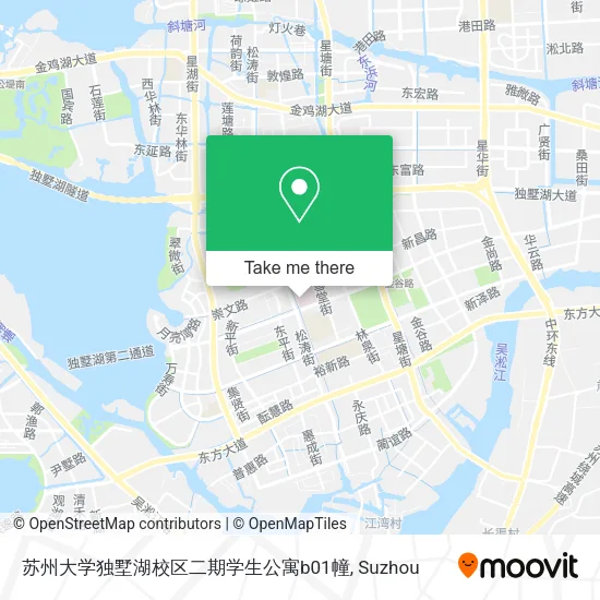 苏州大学独墅湖校区二期学生公寓b01幢 map