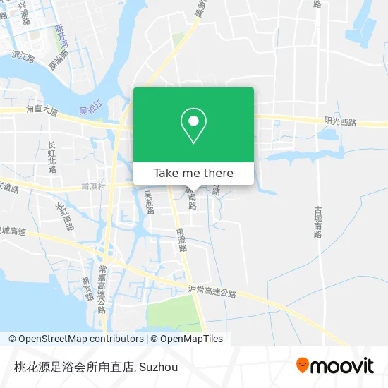 桃花源足浴会所甪直店 map