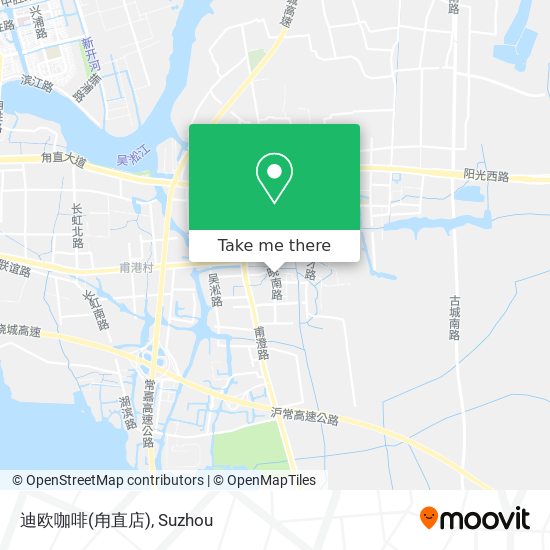 迪欧咖啡(甪直店) map