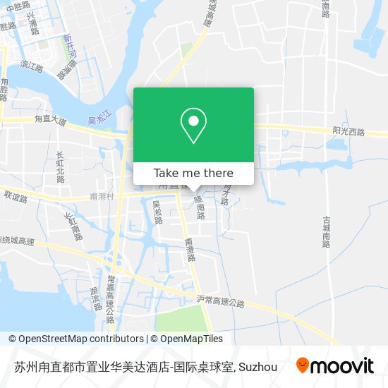 苏州甪直都市置业华美达酒店-国际桌球室 map