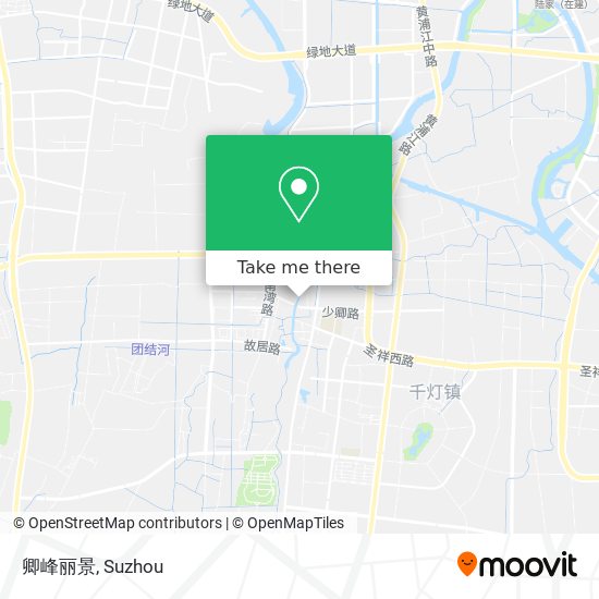 卿峰丽景 map